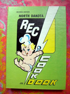 North Dakota (ND) Rural Electric Magazine Cookbook / Cook Book ~ Revised Edition 1976 Rare!