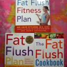 ON SALE! Lot 3 Books Fat Flush Book + FAT FLUSH FITNESS PLAN + COOKBOOK Loose Weight Program