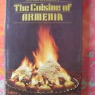 The Cuisine of Armenia ...Cookbook~~ Armenian Recipes 1974 1st Ed HCDJ by Sonia Uvezian