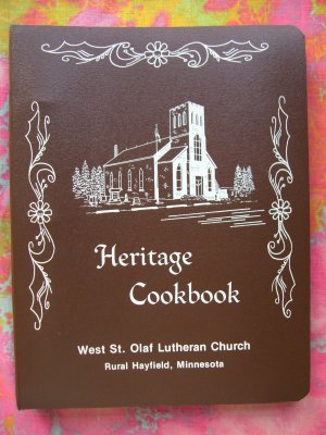 Rural Hayfield Minnesota MN Norwegian Lutheran Church ~ Heritage Cookbook 1981