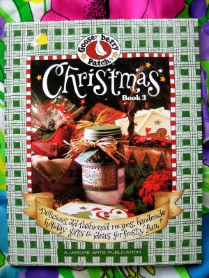 Gooseberry Patch Christmas Cookbook Book # 3 Three Holiday Recipes & Craft Instruction