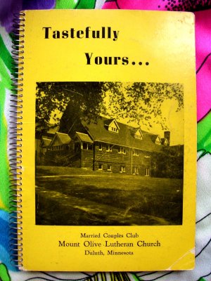 Vintage Mount Olive Church Cookbook Duluth Minnesota MN ~ Comfort Food Recipes