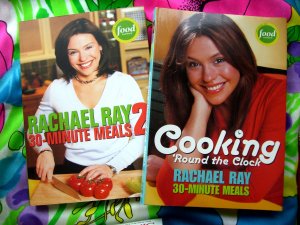 Lot Rachel Ray Cookbook ~ Cooking 'Round the Clock & 30-Minute Meals 2 (II)