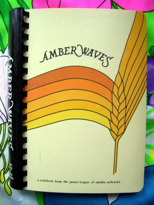 Amber Waves Cookbook Omaha Nebraska NE Junior Leauge ~  Vintage 1983