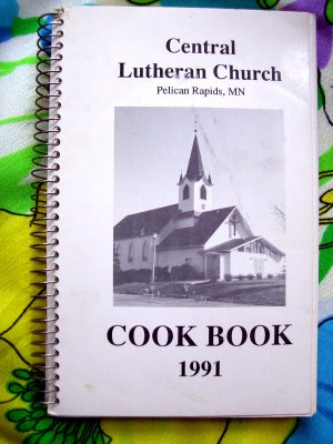 Pelican Rapids Minnesota Lutheran Church Cookbook ~ With Scandinavian Recipes!