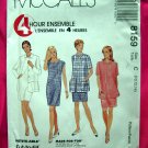 McCall's # 8159 Misses Dress Unlined Jacket Pattern Size 10 12 14 ~ Circa 1996