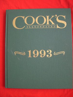 1993 Cook's Illustrated Magazine ANNUAL Cookbook HC Classic Cooking