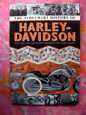 Timechart History of Harley-Davidson Motorcycles Book 11 Foot Pull-Out