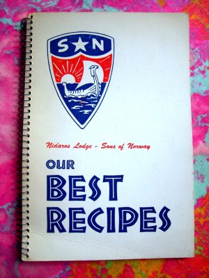 Sons of Norway Cookbook 1st Edition 1964 Norwegian Recipes Minneapolis, MN Minnesota