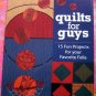 Quilts for Guys Quilting Instruction 15 Projects ~ Pattern Book Boys ~ Sports
