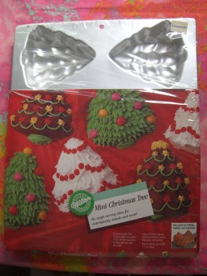 NEW Sealed Wilton Cake Pan Mini Christmas Trees