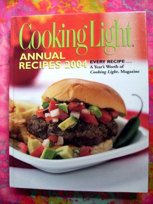 Cooking Light Annual 2004 Cookbook  900 RECIPES! A Years Worth of Recipes From Foodie Magazine