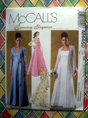 UNCUT McCALLs 1990 PATTERN 4899 SUNDRESS PROM DRESS | eBay