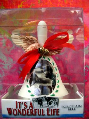 It's A Wonderful Life ENESCO BELL I'll give you the moon Mary & George Bailey ANGEL WINGS