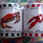 NEW Sealed Ceramic Salt Pepper Shakers NEW ORLEANS LA Louisiana