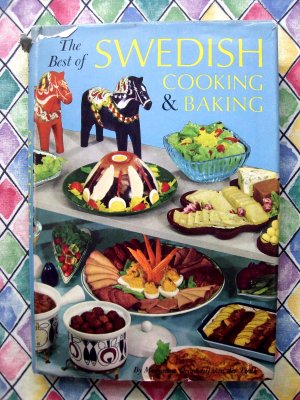 Vintage 1969 Best of Swedish Cooking & Baking Cookbook