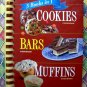 Cookies ~ Bars ~ Muffins Recipes ~ 3 Books In One Cookbook Spiral