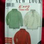 Simplicity NEW LOOK Pattern # 6890 UNCUT Unisex Fleece Top /Jacket Sizes Small Medium Large XL