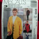 McCalls Pattern # 9565 UNCUT Misses Vest Pants Size 12 14 16