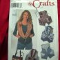 Simplicity Pattern # 7151 UNCUT Misses Vest & Tote Bag Size 12 14 16