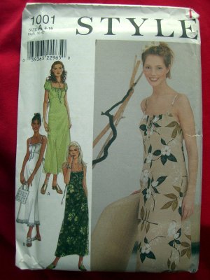 Style Pattern # 1001 UNCUT Misses Dress Sizes 6 8 10 12 14 16