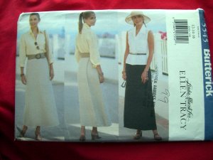 Butterick Pattern # 5545 UNCUT Misses Shirt Skirt Sizes 12 14 16 Ellen Tracy