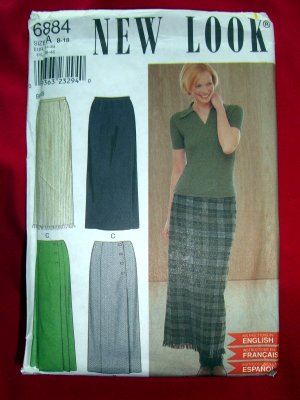 Simplicity NEW LOOK Pattern #6884 UNCUT Misses Pencil Skirt Size 8 10 12 14 16 18