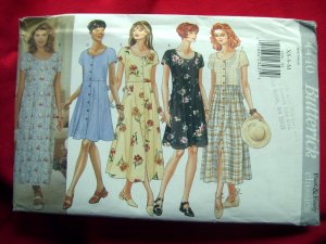 Butterick Pattern #4440 UNCUT Misses /Misses Petite Dress Size XS Small Medium