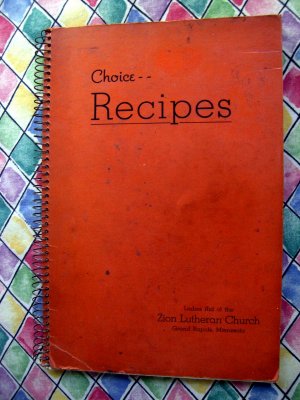 Vintage 1940's Grand Rapids Minnesota MN Church Cookbook Swedish Scandinavian Recipes too!
