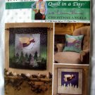 Simplicity # 4741 UNCUT Quilt in a Day Christmas Angels Wall Quilt & Quilted Pillow