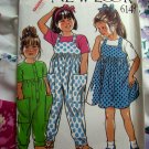 New Look Pattern # 6149 Girls Jumper Jumpsuit Overalls Size 1 2 3 4