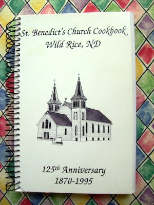 1995 Wild Rice North Dakota Church Cookbook ND