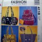 McCalls Pattern # 4118 UNCUT Fashion Accessories Handbag