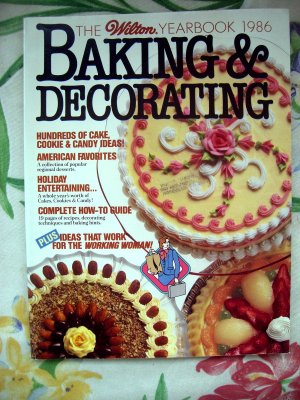 Vintage 1986 Wilton Cake Yearbook of Cake Decorating Instruction Book