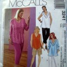 McCall's Pattern # 3241 UNCUT Woman's/Woman's Petite Top & Pants Size 22 24 26 28
