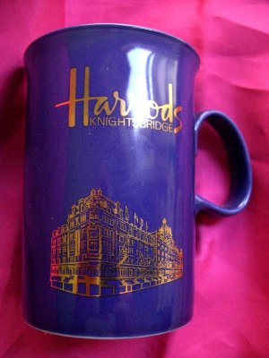 Harrods Dept Store Knightsbridge Mug Stoneware Made in Scotland