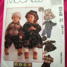 McCall's Pattern # 8548 UNCUT Toddler Jacket Pants Dress Cap/Hat Sizes 1 2 3