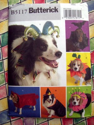 Butterick Pattern # 5119 UNCUT Dog Costume