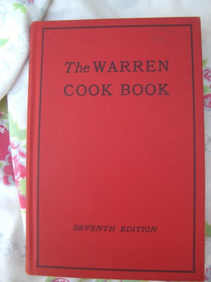 Vintage 1937 Warren Cookbook Church Recipes Warren PA