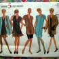 Vogue Pattern # 2885 Easy UNCUT Misses/ Misses Petite Jacket Dress Top Skirt Shorts Size 8 10 12