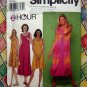 Simplicity Pattern # 9119 UNCUT Misses Pullover Dress  Size XS S M L XL