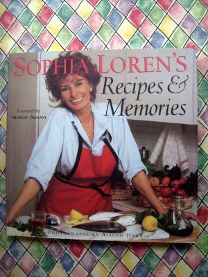 Sophia Loren's Recipes & Memories Cookbook Softcover