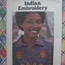 Butterick Pattern #4783 UNCUT Indian Embroidery Transfer Pattern Designs