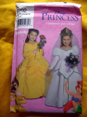 Simplicity 5705 (2003) 18&quot; Disney Princess Character Doll Dress