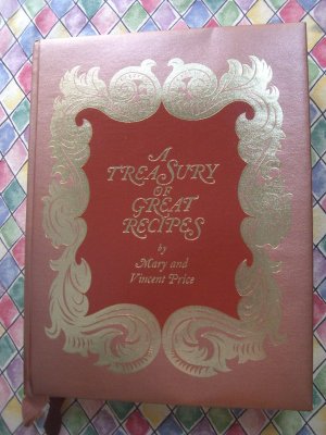 Rare 1st Edition VINCENT PRICE COOKBOOK "A Treasury of Great Recipes" ~ Vintage 1965