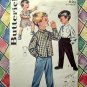 Vintage 1960's Butterick Pattern # 2122 UNCUT Boy's Shirt Pants Size 8
