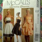 McCalls Pattern # 5382 UNCUT Misses Evening Dress Size 4 6 8 10 12