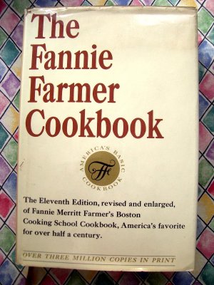 Vintage Fannie Farmer Cookbook Gold Cover 11th Edition 1965 Classic Comfort Food Recipes