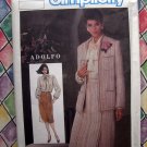 Simplicity Pattern # 6733 UNCUT Adolfo Misses Skirt Blouse Lined Jacket Size 14