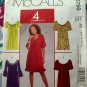 McCalls Pattern # 5750 UNCUT Misses Pullover Dress STRETCH KNITS ONLYS Size 6 8 10 12 14